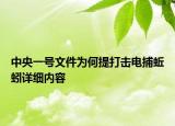 中央一號文件為何提打擊電捕蚯蚓詳細(xì)內(nèi)容