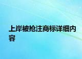 上岸被搶注商標詳細內(nèi)容