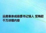 遠(yuǎn)房表親成縣委書(shū)記情人 受賄超千萬(wàn)詳細(xì)內(nèi)容