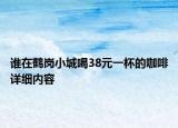 誰(shuí)在鶴崗小城喝38元一杯的咖啡詳細(xì)內(nèi)容