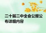 二十屆二中全會公報公布詳細內(nèi)容