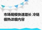 市場(chǎng)規(guī)?？焖僭鲩L(zhǎng) 冷鏈很熱詳細(xì)內(nèi)容