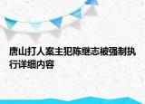 唐山打人案主犯陳繼志被強(qiáng)制執(zhí)行詳細(xì)內(nèi)容