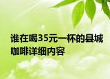 誰在喝35元一杯的縣城咖啡詳細內(nèi)容