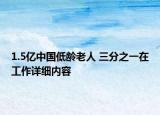 1.5億中國低齡老人 三分之一在工作詳細(xì)內(nèi)容
