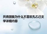 共青團我為什么不喜歡孔乙己文學(xué)詳細(xì)內(nèi)容