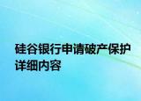 硅谷銀行申請破產(chǎn)保護(hù)詳細(xì)內(nèi)容
