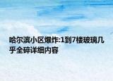 哈爾濱小區(qū)爆炸:1到7樓玻璃幾乎全碎詳細內(nèi)容