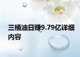 三桶油日賺9.79億詳細(xì)內(nèi)容