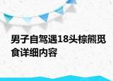 男子自駕遇18頭棕熊覓食詳細(xì)內(nèi)容