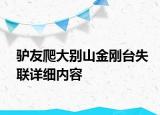 驢友爬大別山金剛臺失聯(lián)詳細內(nèi)容