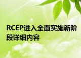 RCEP進(jìn)入全面實施新階段詳細(xì)內(nèi)容