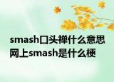 smash口頭禪什么意思 網(wǎng)上smash是什么梗