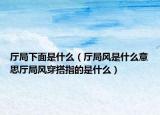 廳局下面是什么（廳局風(fēng)是什么意思廳局風(fēng)穿搭指的是什么）
