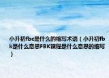 小升初fbc是什么的縮寫術(shù)語（小升初fbk是什么意思FBK課程是什么意思的縮寫）
