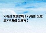 xy是什么意思啊（xyl是什么意思XYL是什么縮寫）
