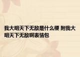 我大明天下無(wú)敵是什么梗 附我大明天下無(wú)敵啊表情包