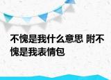 不愧是我什么意思 附不愧是我表情包