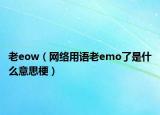 老eow（網(wǎng)絡(luò)用語(yǔ)老emo了是什么意思梗）