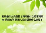 狗姐是什么類型的（狗姐是什么意思狗姐cp 狗姐文學 狗姐人設(shè)分別是什么意思）