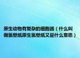 原生動物有復雜的細胞器（什么叫做氫壁紙原生氫壁紙又是什么意思）