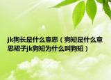jk狗長是什么意思（狗短是什么意思裙子jk狗短為什么叫狗短）