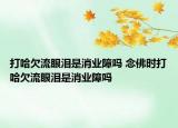 打哈欠流眼淚是消業(yè)障嗎 念佛時打哈欠流眼淚是消業(yè)障嗎