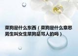 菜狗是什么東西（菜狗是什么意思男生叫女生菜狗是罵人的嗎）