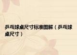 乒乓球桌尺寸標(biāo)準(zhǔn)圖解（乒乓球桌尺寸）
