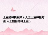 土豆播種機(jī)視頻（人工土豆種植方法 人工如何播種土豆）