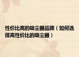性價(jià)比高的吸塵器品牌（如何選擇高性價(jià)比的吸塵器）