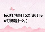 led燈泡是什么燈泡（led燈泡是什么）