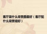 客廳裝什么背景圖最好（客廳配什么背景墻好）