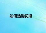 如何選購(gòu)花瓶