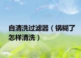 自清洗過濾器（鍋糊了怎樣清洗）