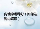內(nèi)墻漆哪種好（如何選購(gòu)內(nèi)墻漆）