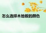 怎么選擇木地板的顏色