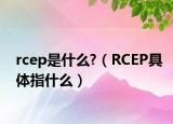 rcep是什么?（RCEP具體指什么）