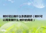 樹葉可以做什么東西更好（樹葉可以用來(lái)做什么 樹葉的用途）