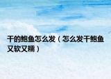干的鮑魚怎么發(fā)（怎么發(fā)干鮑魚又軟又糯）