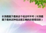 長(zhǎng)頸鹿屬于鹿類這個(gè)說(shuō)法對(duì)不對(duì)（長(zhǎng)頸鹿屬于鹿類這種說(shuō)法是正確的還是錯(cuò)誤的）