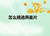 怎么挑選燕麥片