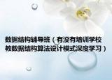 數(shù)據(jù)結(jié)構(gòu)輔導班（有沒有培訓學校教數(shù)據(jù)結(jié)構(gòu)算法設(shè)計模式深度學習）