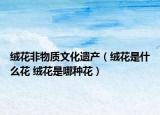 絨花非物質(zhì)文化遺產(chǎn)（絨花是什么花 絨花是哪種花）