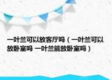 一葉蘭可以放客廳嗎（一葉蘭可以放臥室嗎 一葉蘭能放臥室嗎）