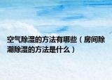空氣除濕的方法有哪些（房間除潮除濕的方法是什么）