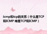 icmp和tcp的關(guān)系（什么是TCP和ICMP 啥是TCP和ICMP）
