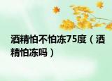 酒精怕不怕凍75度（酒精怕凍嗎）