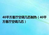 40平方客廳空調(diào)幾匹制熱（40平方客廳空調(diào)幾匹）