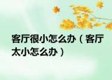 客廳很小怎么辦（客廳太小怎么辦）